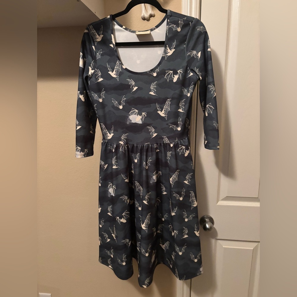 Pinup couture Laura Byrnes bat dress L